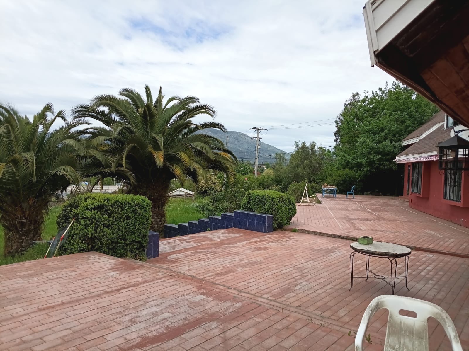 Terraza de la sede Melipilla