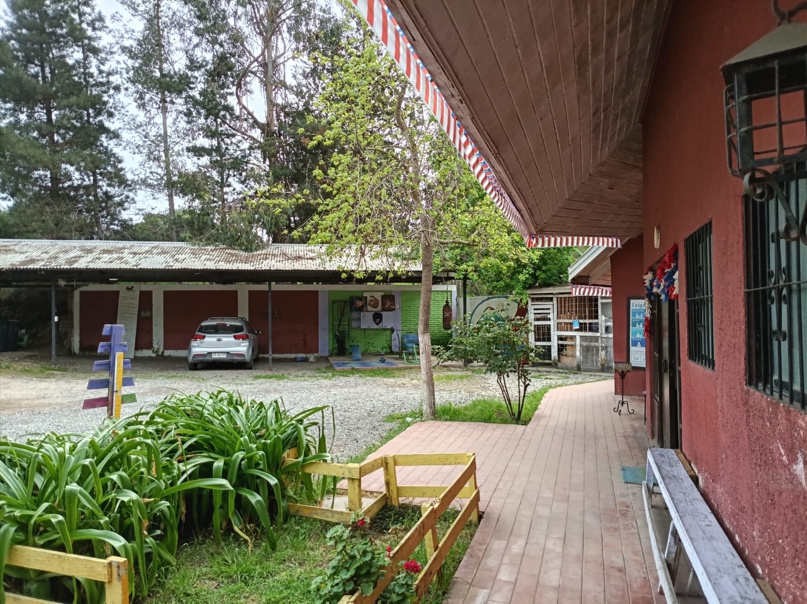 Patio de la sede Melipilla